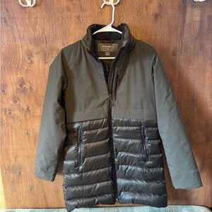 Eddie Bauer Olive Quilted Jacket
